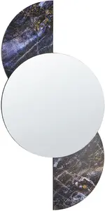 Wall Mirror Beliani SEUZEY 50 x 100 cm Purple