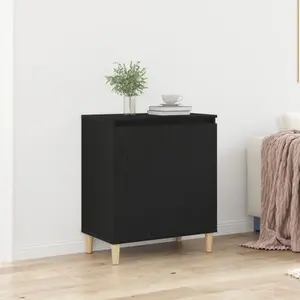 Буфет VidaXL модель 862593, конструкционная древесина, отделка черный дуб
