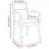 Стул VidaXL 4102512 Photo 11