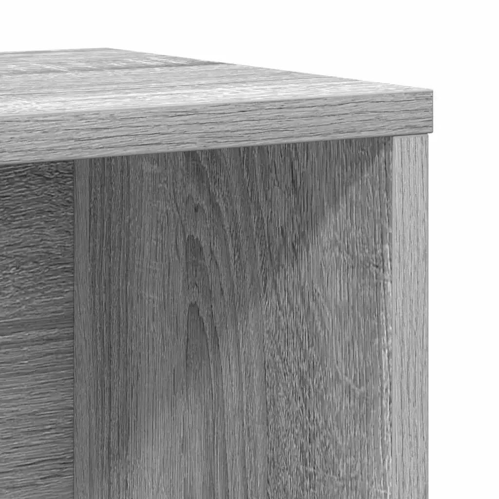 Книжный шкаф VidaXL 860414 — дерево, серо-дуб, 600×240×850 мм Photo 8