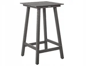 Dārza galds Beliani ADIRONDACK 60 x 59 cm tumši pelēks