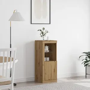 Буфет VidaXL 863040, инжиниринговая древесина дуба, средний размер