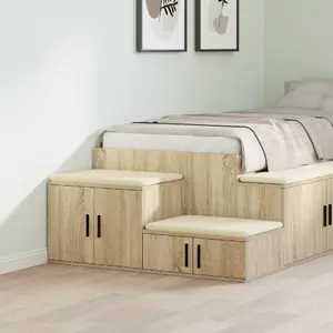 Прикроватная тумба VidaXL Дуб Сонома 103 x 41 x 40 см ДСП