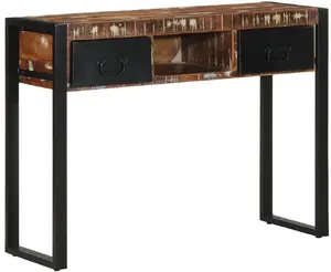 Console Table VidaXL multicolour 100x35x75 cm reclaimed solid wood