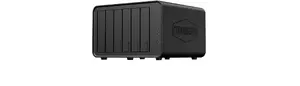NAS TerraMaster F6-424 MAX настольный NAS — Intel Core i5-1235U, 8 ГБ DDR5, 6 отсеков, HDD/SSD, RAID, черный