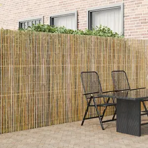Панель забора VidaXL Бамбук светло-коричневый 300 x 180 см прочная