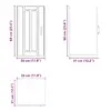 Кухонный/обеденный шкаф VidaXL 853784 Photo 11