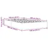 Bed frame VidaXL 3310956 — 120×203 cm Photo 12
