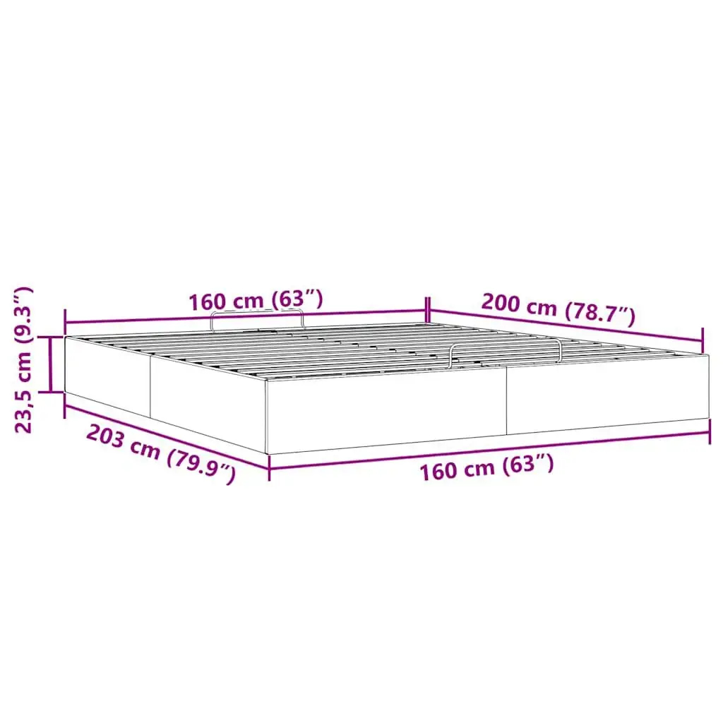 Каркас кровати VidaXL 3310974 Photo 13