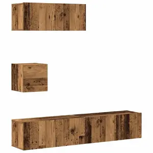 TV cabinet VidaXL 3329219, wood top and frame, width 800 mm