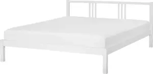 Деревянная кровать Beliani VANNES 180 x 200 см белая
