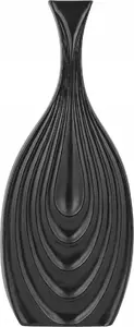 Dekoratīvs keramikas vāze Beliani THAPSUS 39 cm, melna