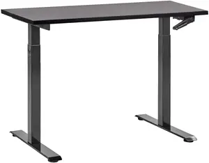 Desk Beliani Destines Black 120 cm x 72 cm, writing/work desk
