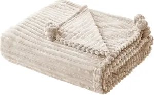 Blanket Shumee KAWERI 150 x 200 cm beige