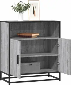 Комод VidaXL 849002 с отделкой Sonoma серый дуб, 68x35x76 см, древесностружечный материал