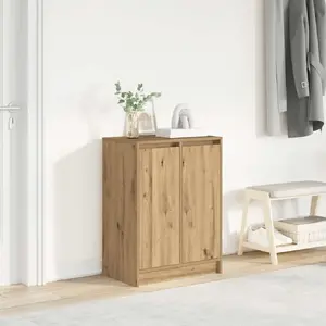 Обувной шкаф VidaXL Artisan Oak 57x34x76 см, клееная древесина