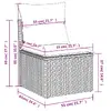 VidaXL уличный набор мебели 3221402 — 7 предметов Photo 10