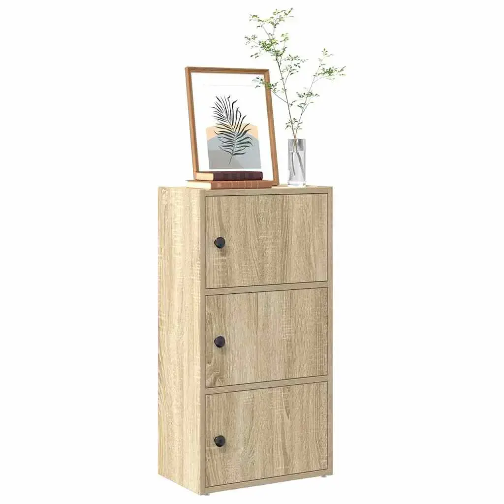 Bookcase VidaXL 860366, oak, 400×240×770 mm Photo 2