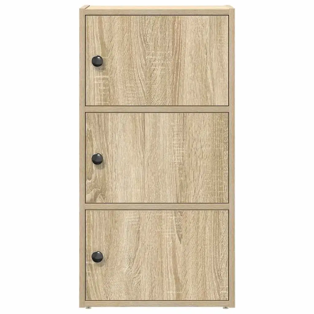Bookcase VidaXL 860366, oak, 400×240×770 mm Photo 4
