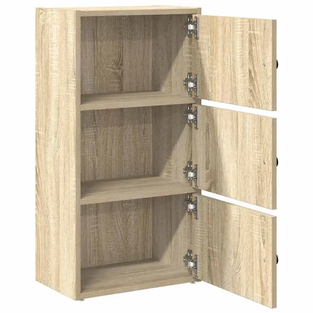 Bookcase VidaXL 860366, oak, 400×240×770 mm Photo 5