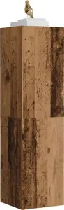 Тумба под ТВ VidaXL модель 856398, под старое дерево, 30,5×30×110 см, корпус из ДСП
