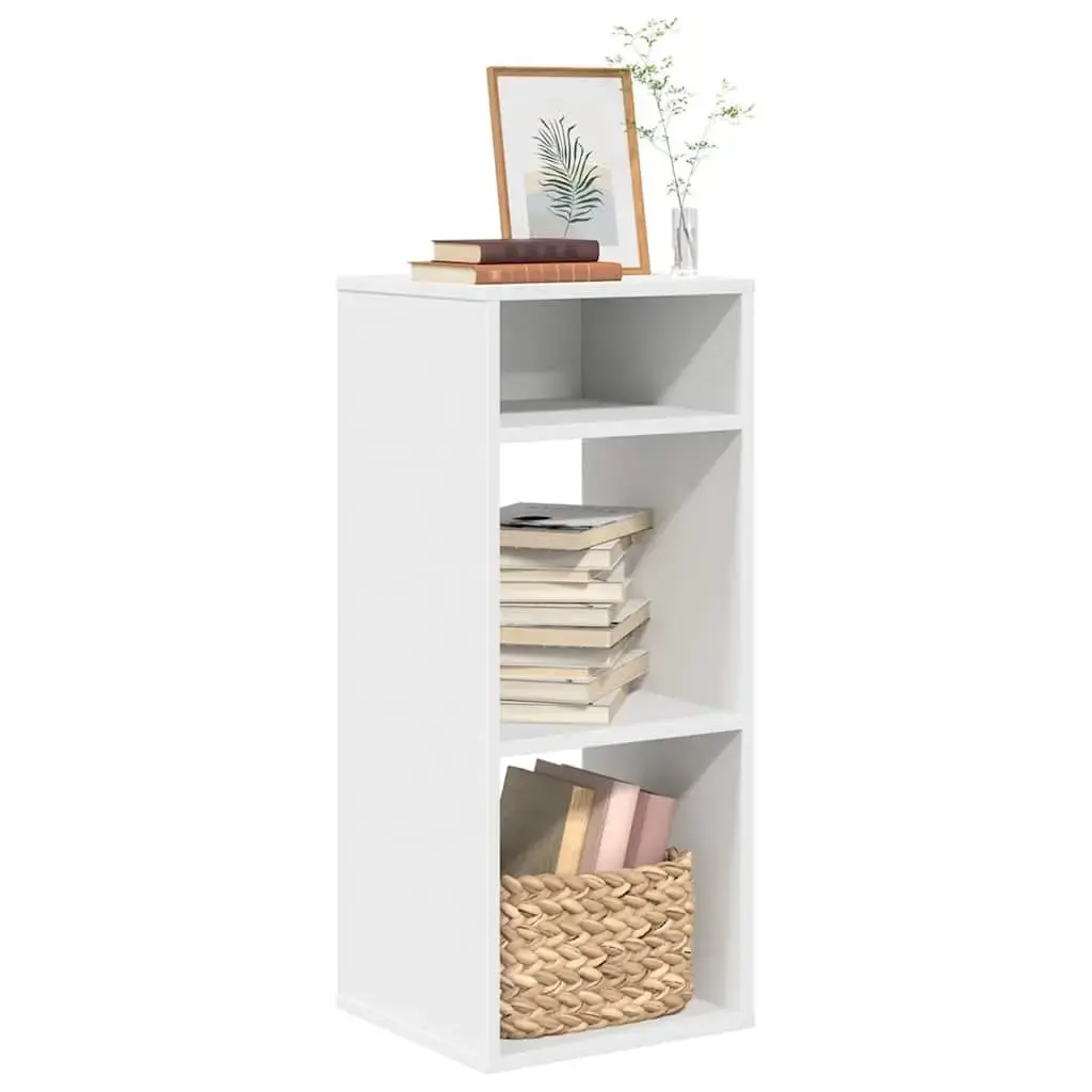 Bookcase VidaXL 860274, white wood, 340×310×800 mm Photo 2