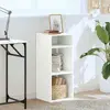 Bookcase VidaXL 860274, white wood, 340×310×800 mm Photo 3
