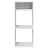 Bookcase VidaXL 860274, white wood, 340×310×800 mm Photo 4
