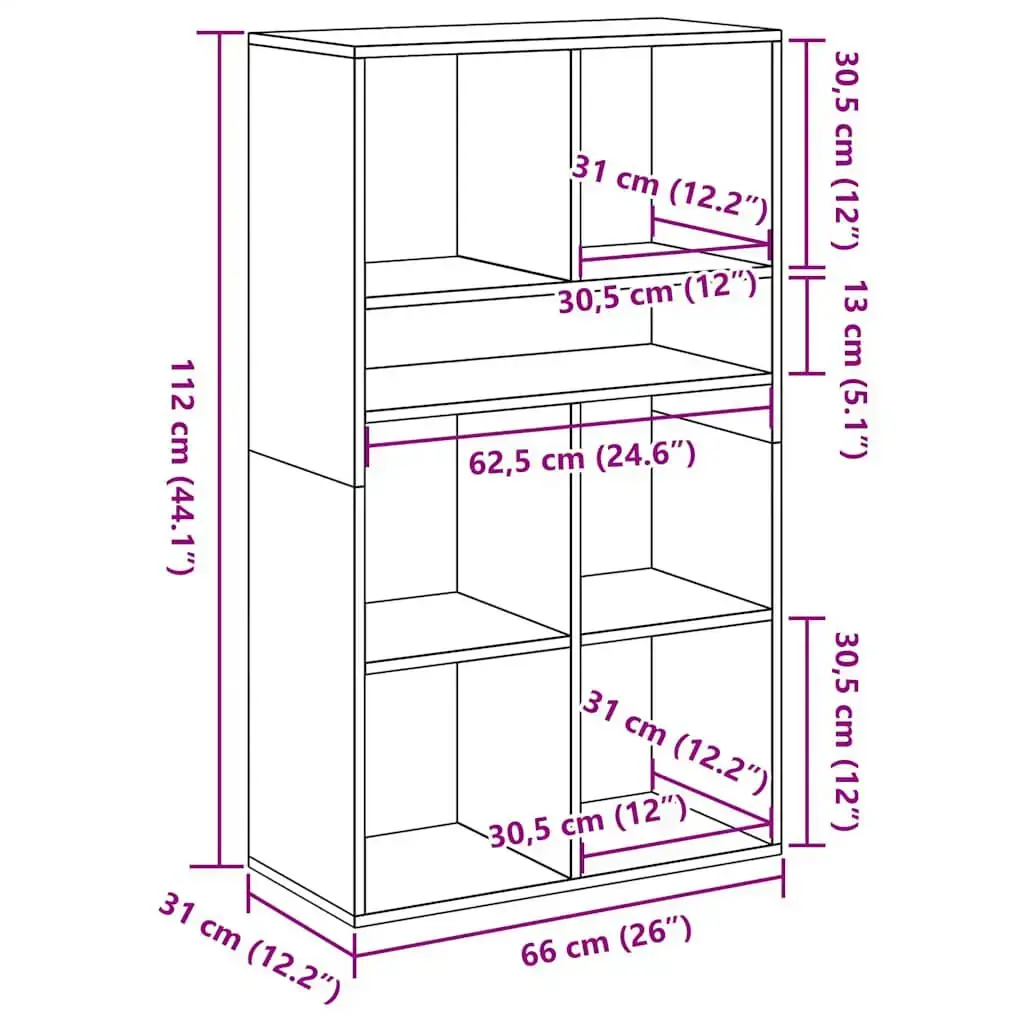 Bookcase VidaXL 860301 Photo 9