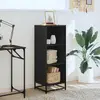 VidaXL 849109 книжный шкаф — металл и дерево Photo 3