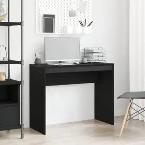 Desk VidaXL model 861984 in Black Oak finish, particleboard, 90×40×72 cm