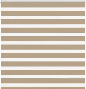 Rullo žalūzija zebra VidaXL 145x100 cm, auduma platums 140,9 cm, poliesters