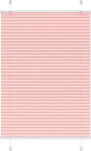 Pleated blind VidaXL 100x150 cm pink — fabric width 99.4 cm