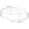 VidaXL 856632 coffee/side/end table 55×55×30 cm Photo 9