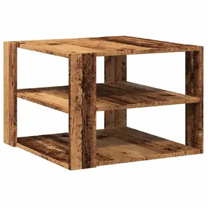 Журнальный/приставной стол VidaXL 856496, столешница дерево, 58×58×40 см, грузоподъемность 60 кг
