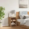 Nightstand VidaXL 856419 Oak, W400×D300×H500 mm Photo 3
