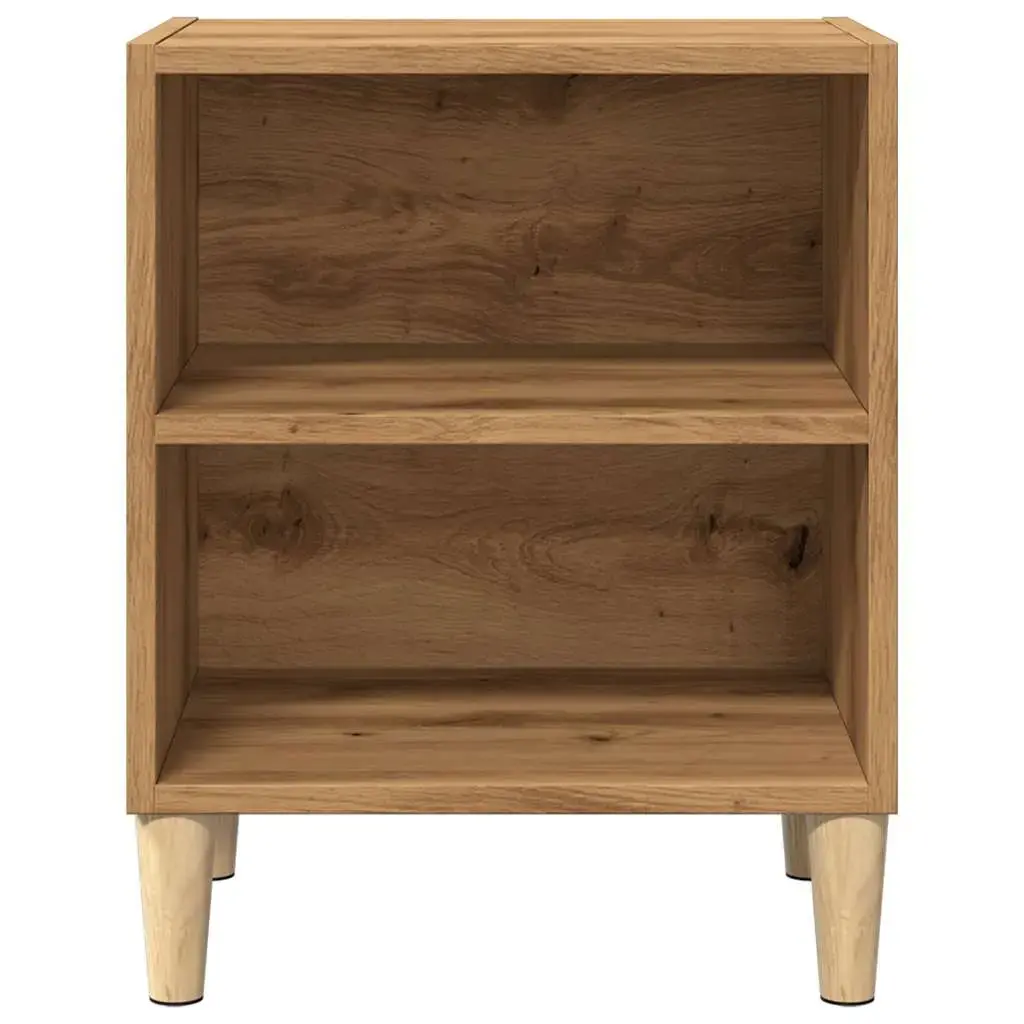 Nightstand VidaXL 856419 Oak, W400×D300×H500 mm Photo 4