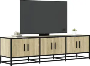 Тумба под телевизор VidaXL модель 848860, цвет дуб сонома, 150 x 35 x 41 см