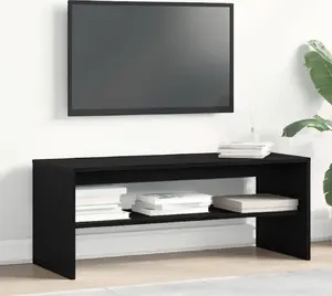 ТВ-тумба VidaXL 100x40x40 см Черный дуб клееное дерево
