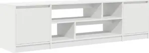 Тумба под ТВ VidaXL 188,5×41×50 см Белая клееное дерево