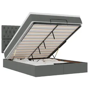 Gulta VidaXL modelis 3313245 — 1440×2030 mm, augstums 1280 mm, maksimālā slodze 280 kg
