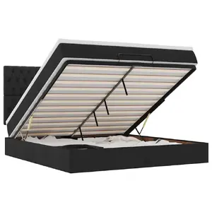 Кровать VidaXL 3313260 — 1800×2030 мм, высота 1280 мм, нагрузка до 280 кг