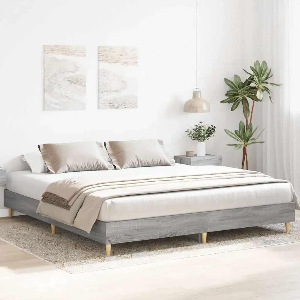 Каркас кровати VidaXL 3328704, 2,03×2,03 м, высота 25 см Photo 3