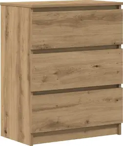 Шкаф VidaXL, цвет дуб artisan, 60×35×76 см, древесно-стружечный материал