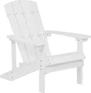 Уличный стул Beliani Adirondack белый