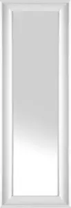 Wall mirror Shumee LUNEL 51 x 141 cm white — decorative full-length mirror