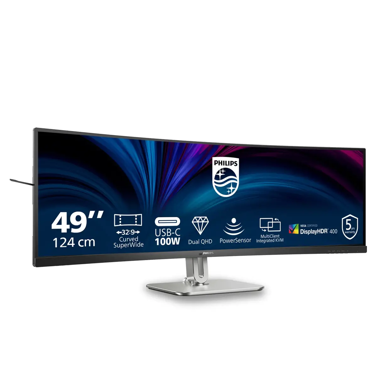 Монитор Philips 5000 series 49B2U5900C/00 48,8" Dual QHD Photo 2