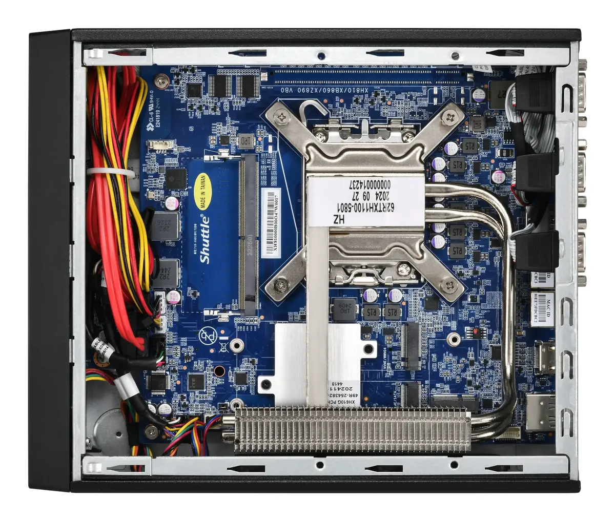 Shuttle XPC slim Barebone XH810 mini datora sagatave Photo 5