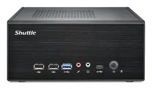 SHUTTLE XPC slim Barebone XB860G2 – LGA1851, Intel B860, 2xLAN (1G+2.5G), 3xM.2, 8xUSB, 2 PCIe slots, 180W