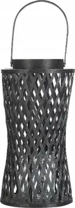 Bamboo Lantern Beliani Mactan 38 cm, black - decorative outdoor/indoor lamp